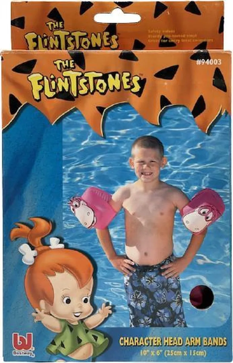 Bestway Zwembandjes Roze Dino The Flintstones - 6 t/m 12 jaar