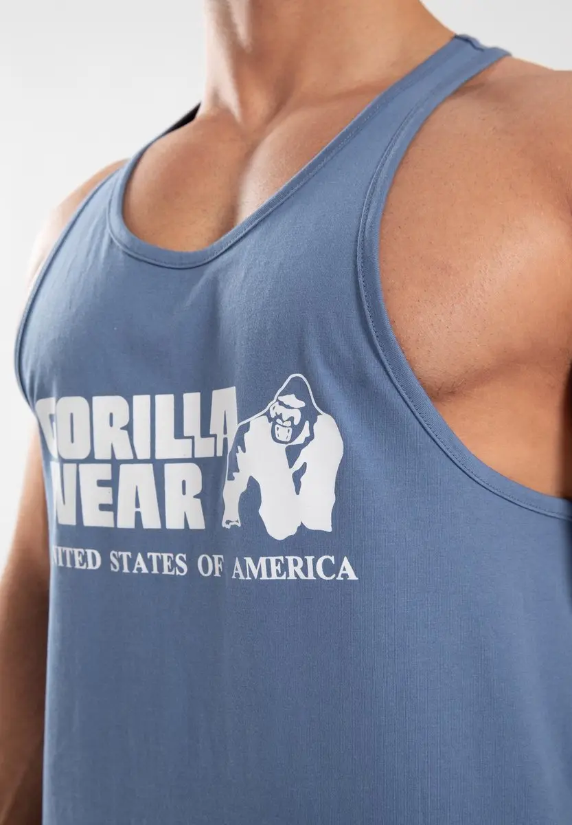 Gorilla Wear Classic Tank Top Coronet Blauw 3XL