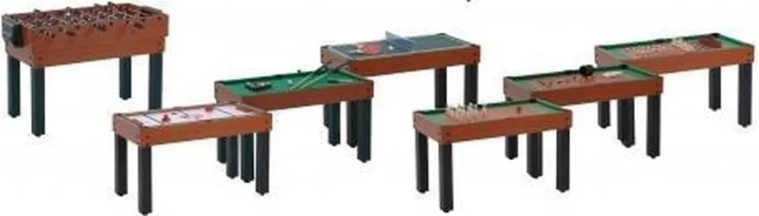 Garlando Voetbaltafel 20135 - Hout - 12-delig