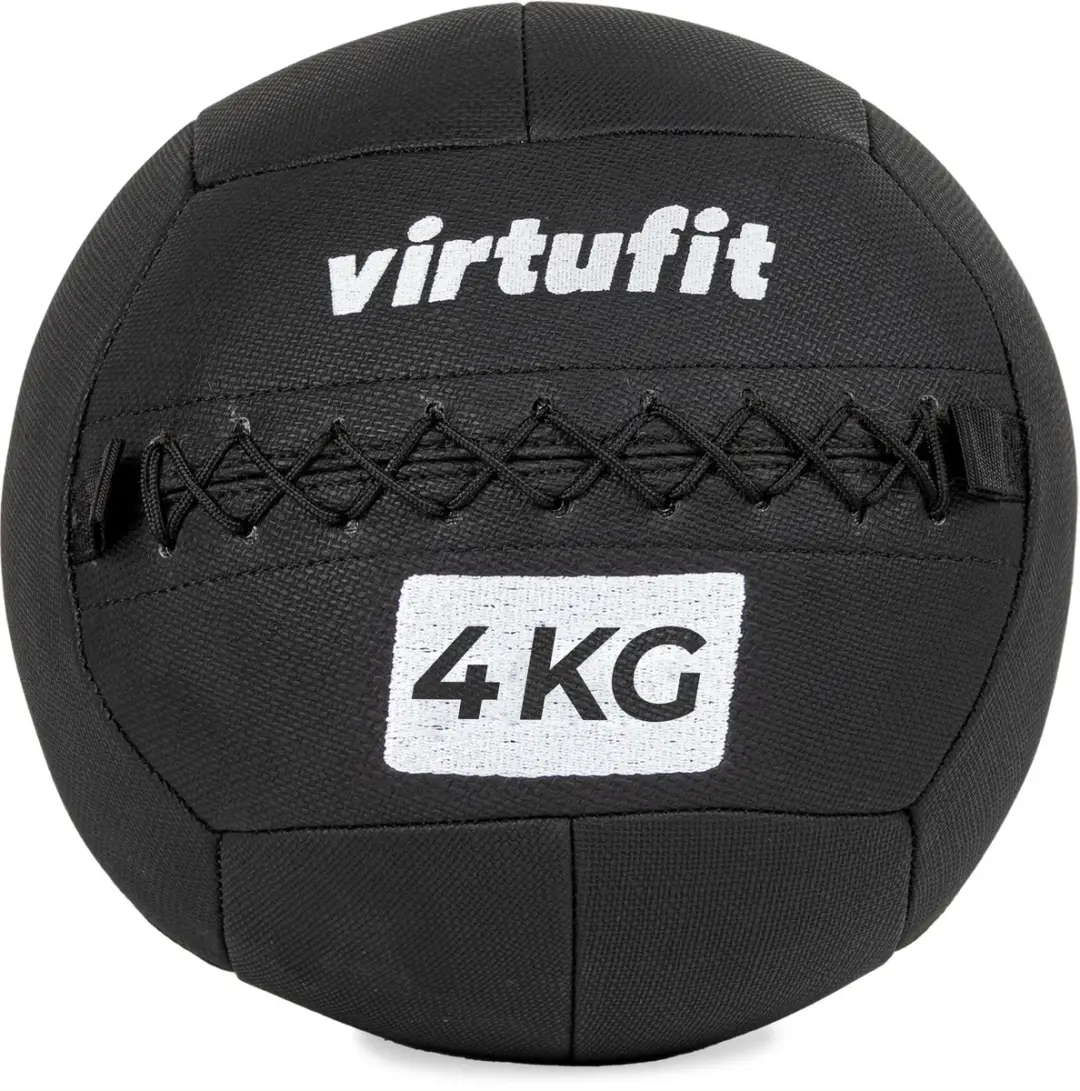 VirtuFit Wall Ball Pro 4kg - Zwart