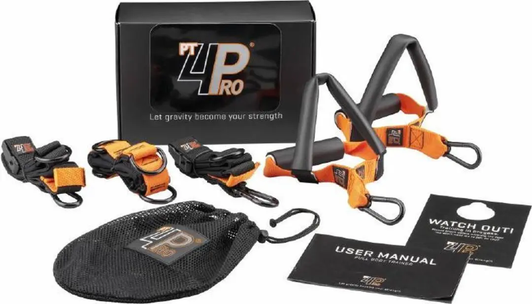 LifeMaxx PT4Pro Suspension Trainer Kit - Zwart/Oranje