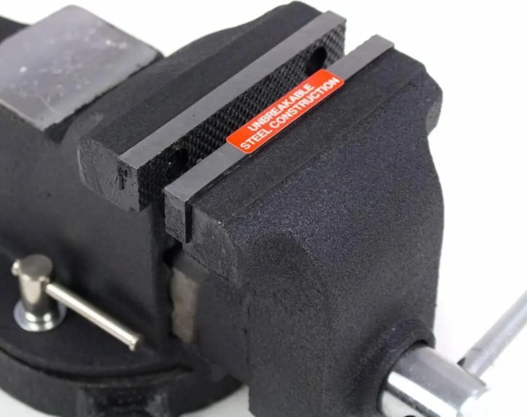 Airpress Draaibare Bankschroef 100mm - Zwart
