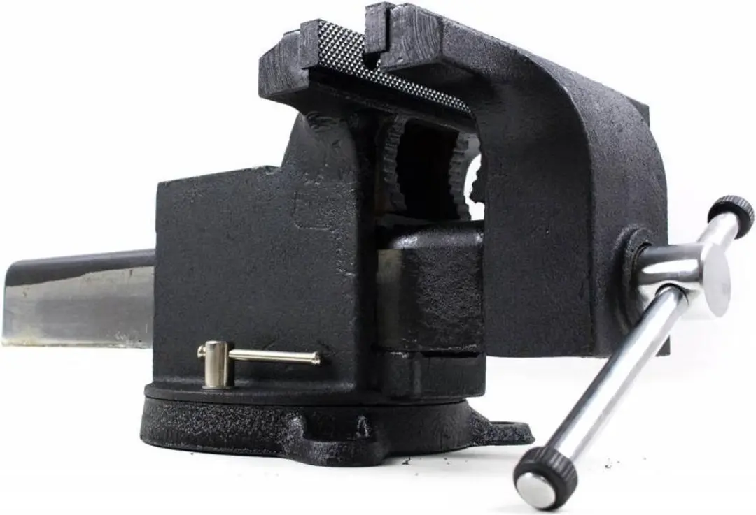 Airpress Draaibare Bankschroef 100mm - Zwart - afbeelding 6 van 6