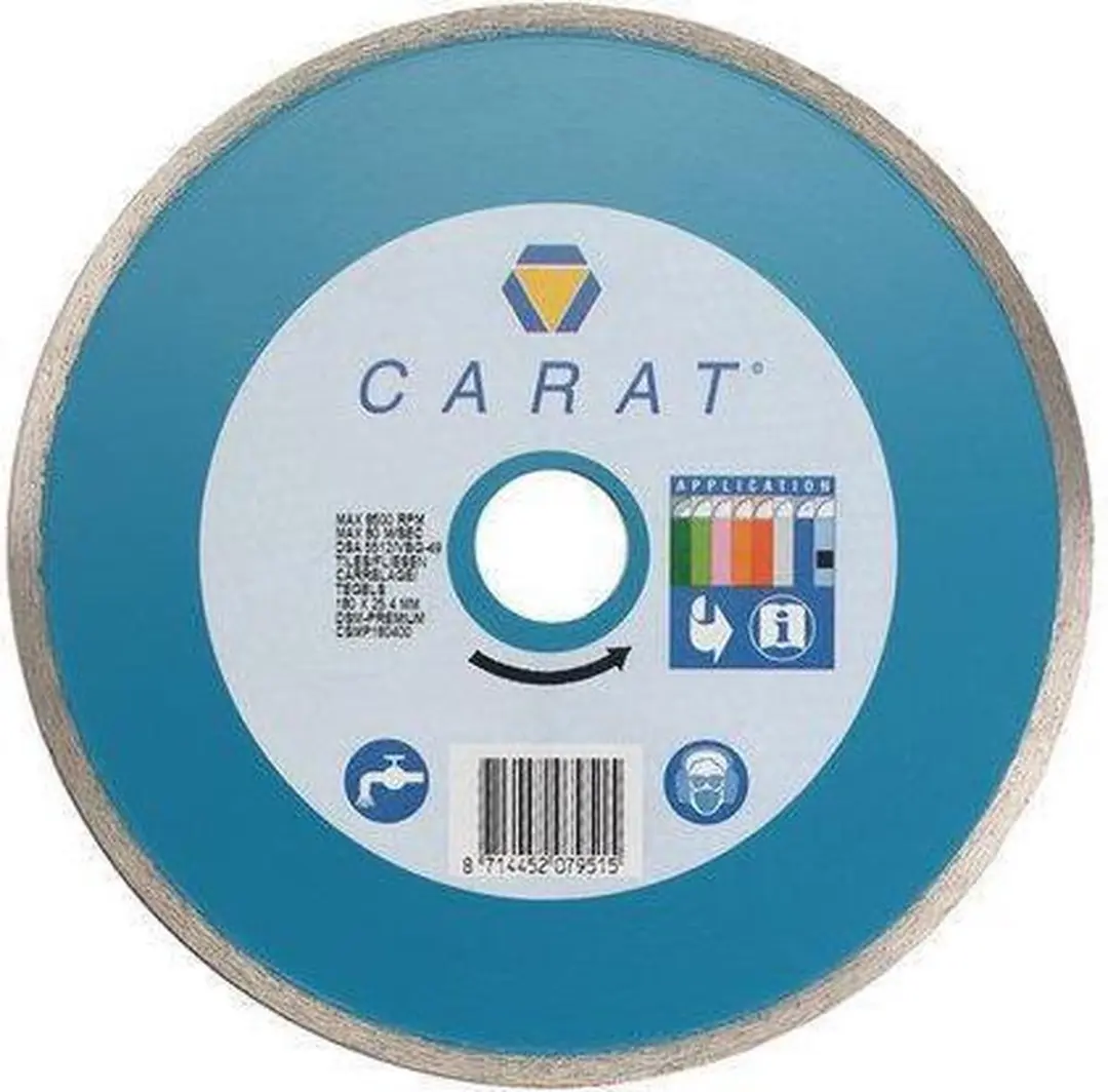 Carat Diamantzaagblad 180mm - Tegels/Natuursteen