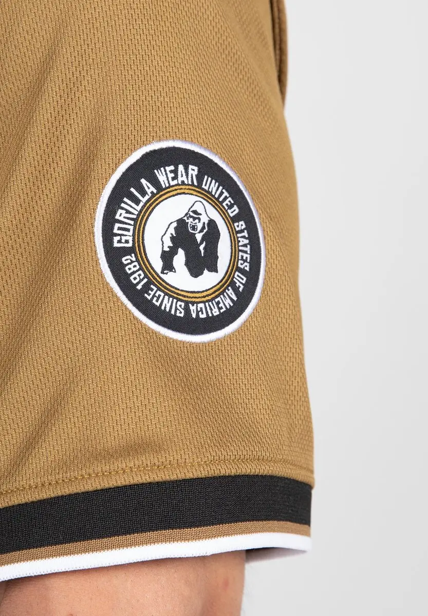 Gorilla Wear Trenton Football Jersey M - Zwart/Goud