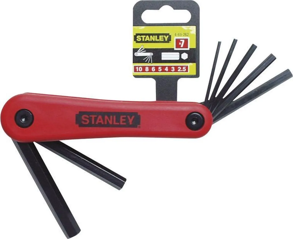 Stanley Stiftsleutelset 7-delig 1.5-6mm - Geel