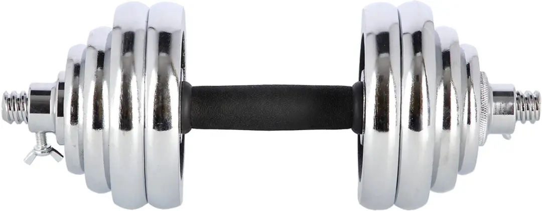 HMS Verstelbare Halter & Dumbbell Set 30kg - 23-delig - Zwart/Zilver