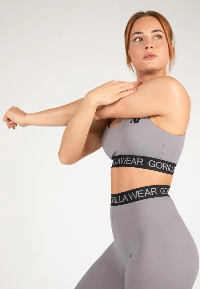 Gorilla Wear Colby Sportbeha - Grijs L
