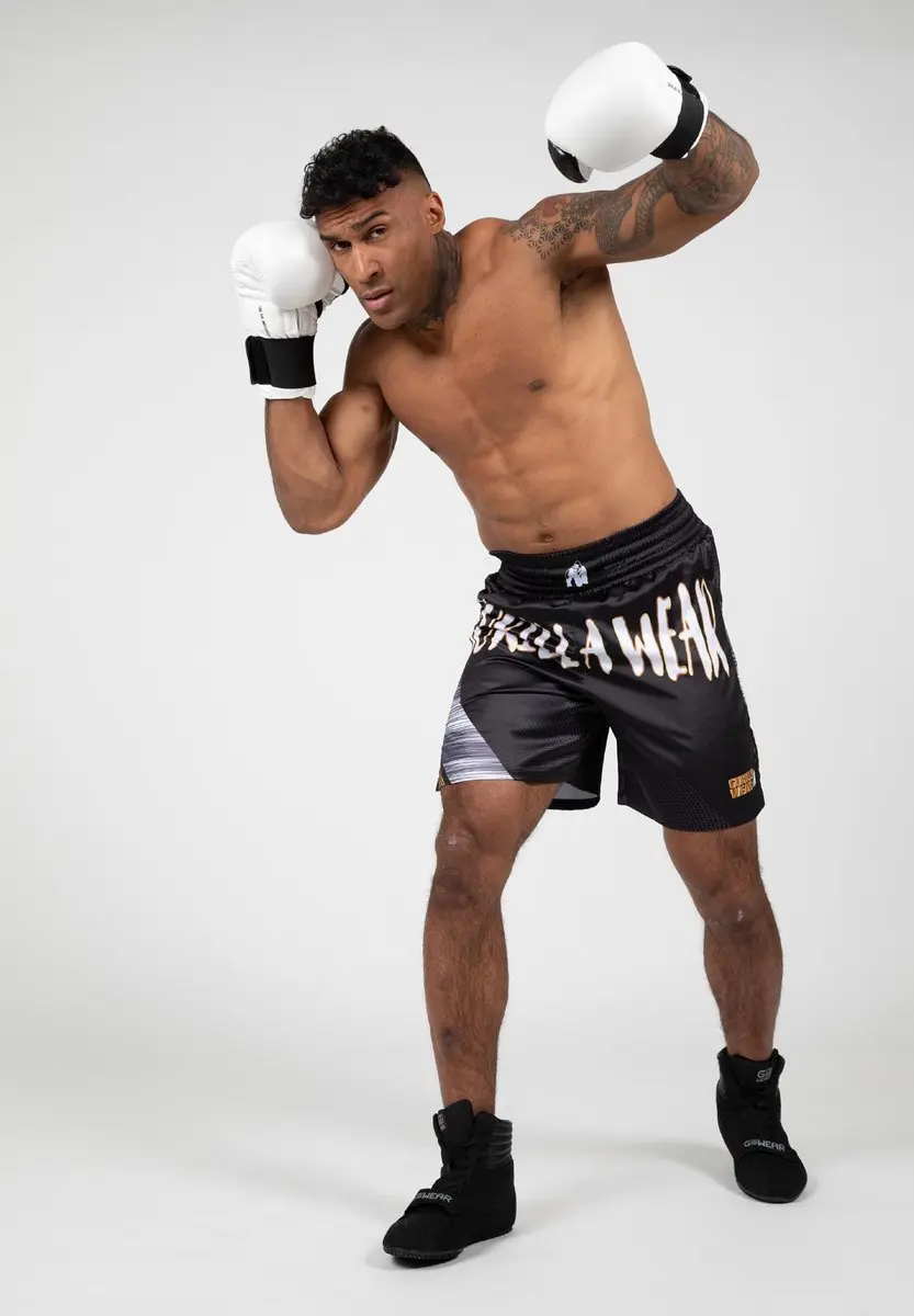 Gorilla Wear Clayton Trainingsbroek XL - Zwart/Goud - afbeelding 6 van 6