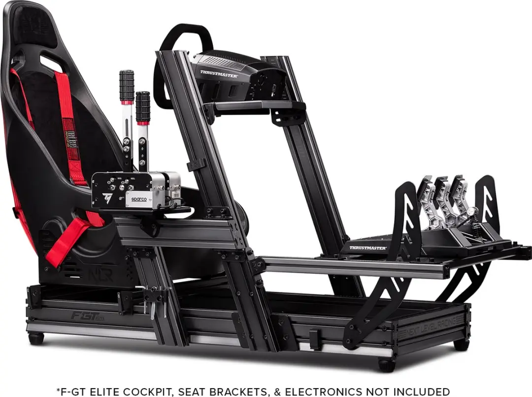 Next Level Racing Elite Seat ES1 NLR-E011 - Zwart/Rood - afbeelding 6 van 6