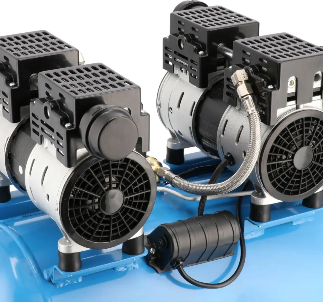 Airpress LMO 50-270 Olievrije Compressor 1500W 50L - Blauw