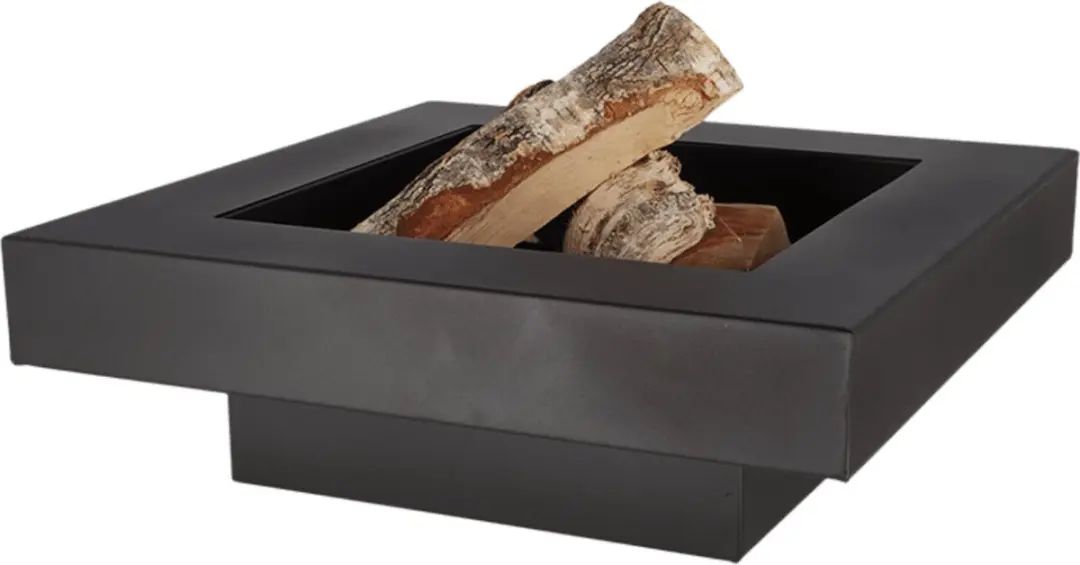 Esschert Design Vuurschaal Vierkant 57,7cm - Zwart - afbeelding 6 van 6