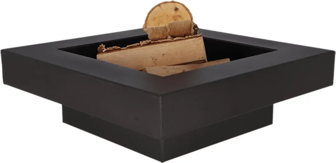 Esschert Design Vuurschaal Vierkant 57,7cm - Zwart