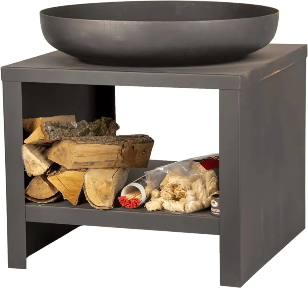 Esschert Design Vuurschaal 61cm - Zwart