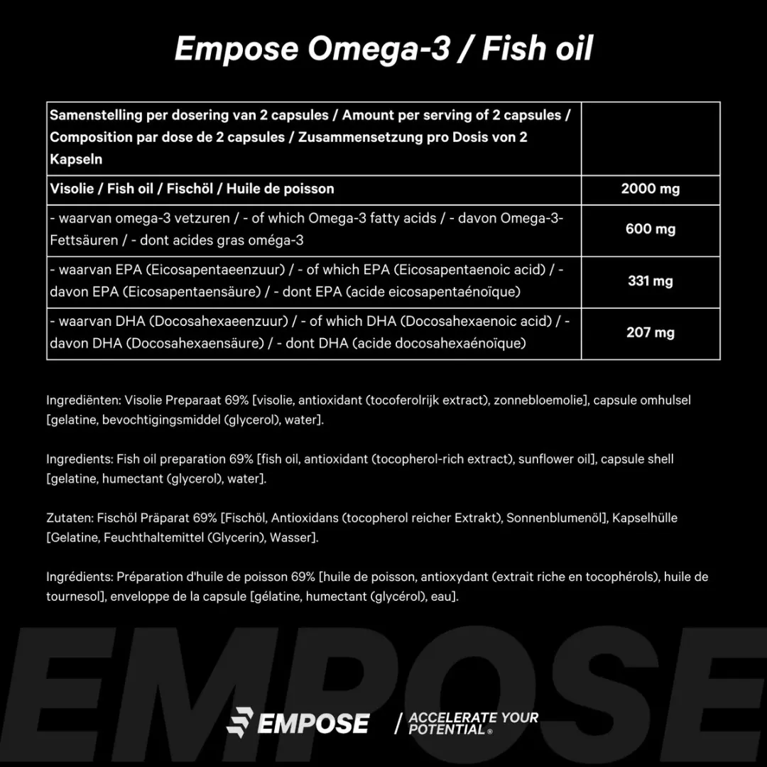 Empose Nutrition Omega-3 Visolie 120 Softgels