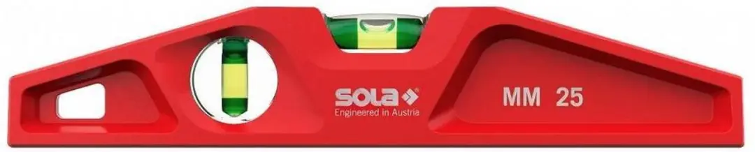 Sola MM 5 25 Torpedo Waterpas - 25cm - Rood - afbeelding 3 van 3
