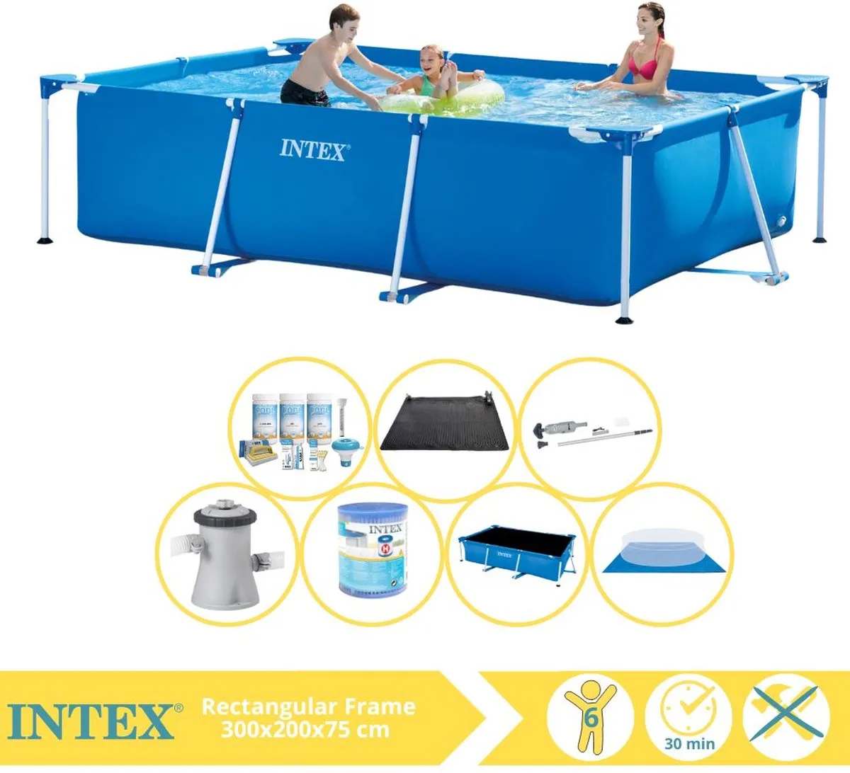 Intex 28272NP Opzetzwembad 300x200x75cm