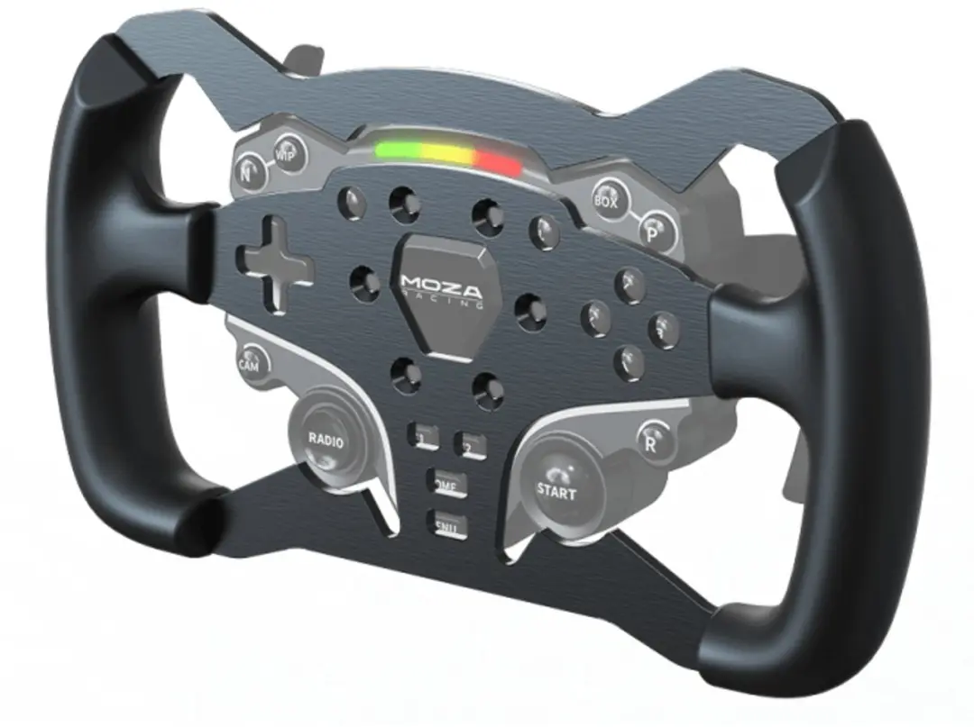 Moza Racing R5 Formula Wheel RS032 Sim Racing Stuurwiel - Zwart/Grijs/Zilver