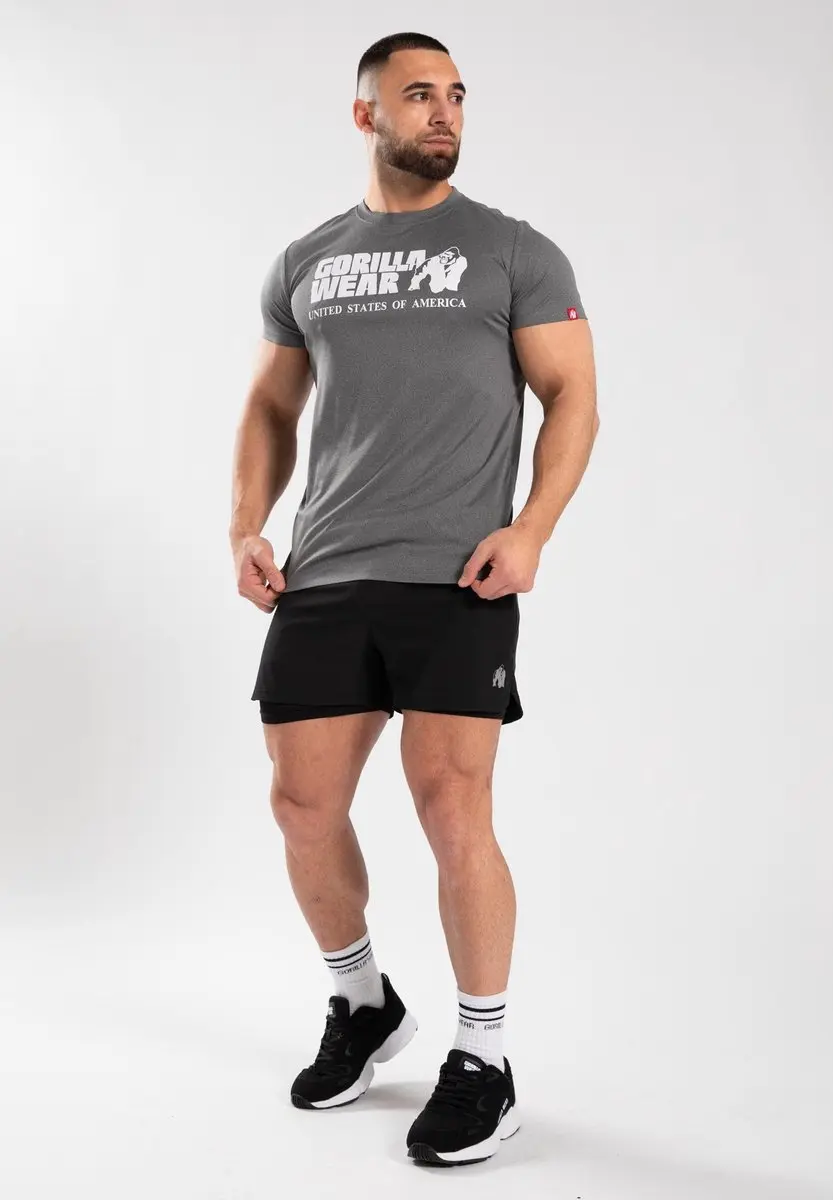 Gorilla Wear Classic Training T-shirt Grijs - L