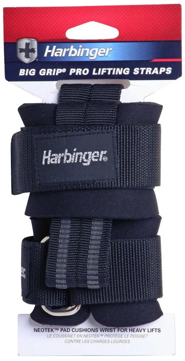 Harbinger Pro Lifting Straps - 2 Stuks - Zwart