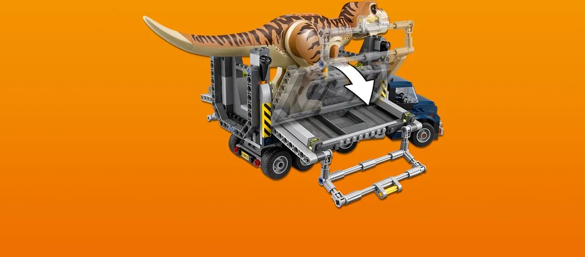 LEGO Jurassic World T-Rex Transport 75933 - 609 Stukken - afbeelding 6 van 6