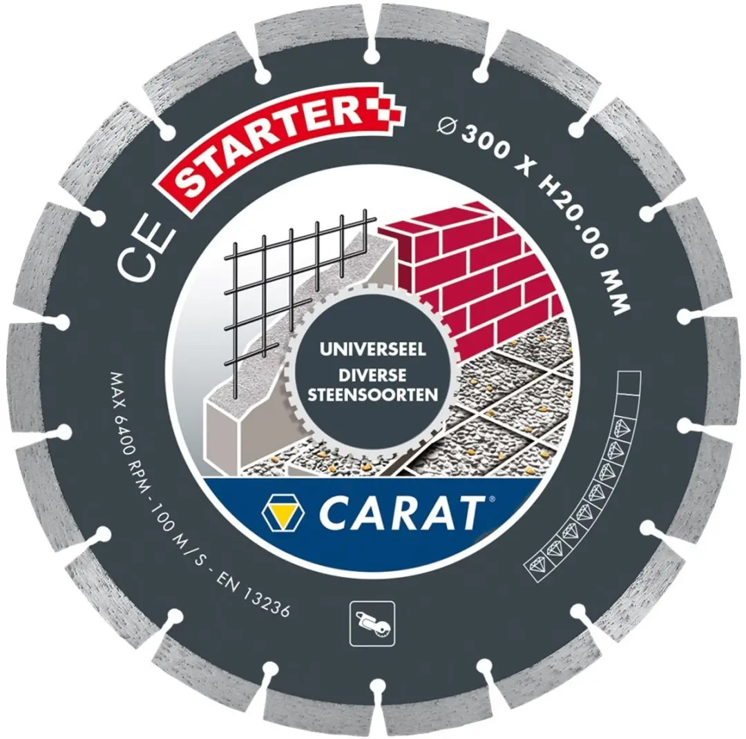 Carat Diamantzaag Universeel Ø400x25,4mm