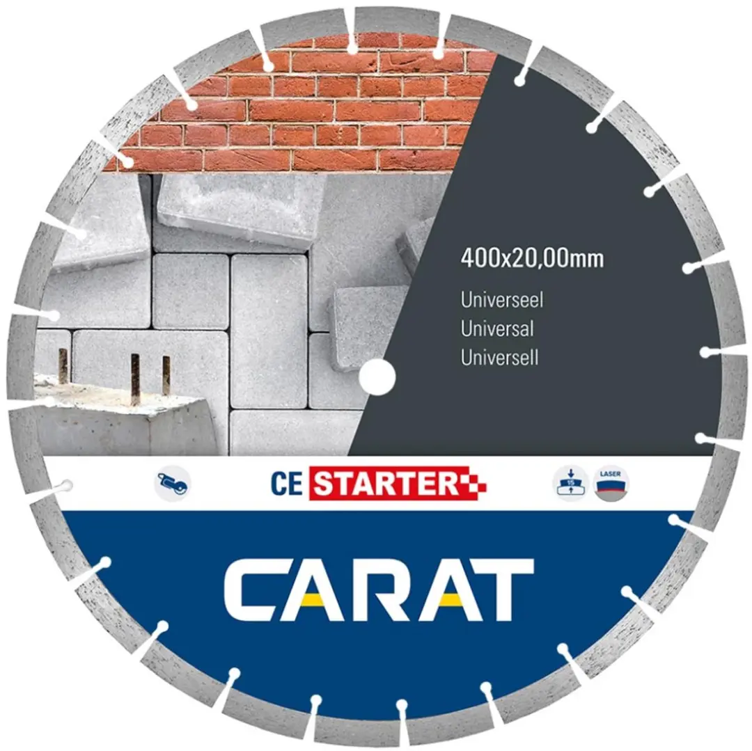 Carat Diamantzaag Universeel Ø400x25,4mm - CE Starter
