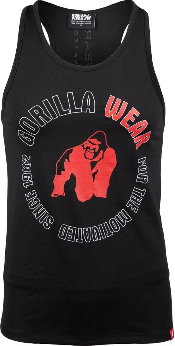 Gorilla Wear Lafayette Tank Top 2XL - Zwart - afbeelding 6 van 6