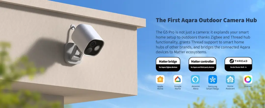 Aqara G5 Pro CH-C03D-W Camera Hub - PoE 2K Wit - afbeelding 6 van 6