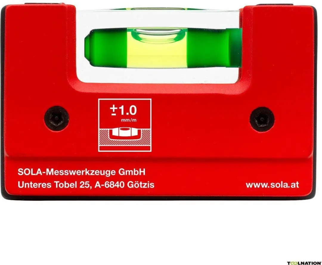 Sola GO Mini Waterpas 01620101 - Rood
