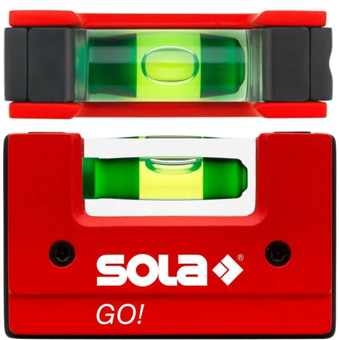 Sola GO Mini Waterpas 01620101 - Rood
