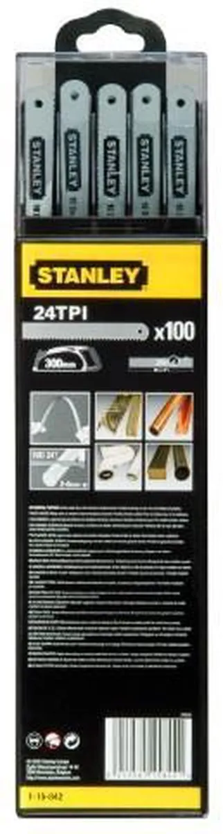 Stanley Metaalzaagblad 300mm 24T/inch - 100 Stuks