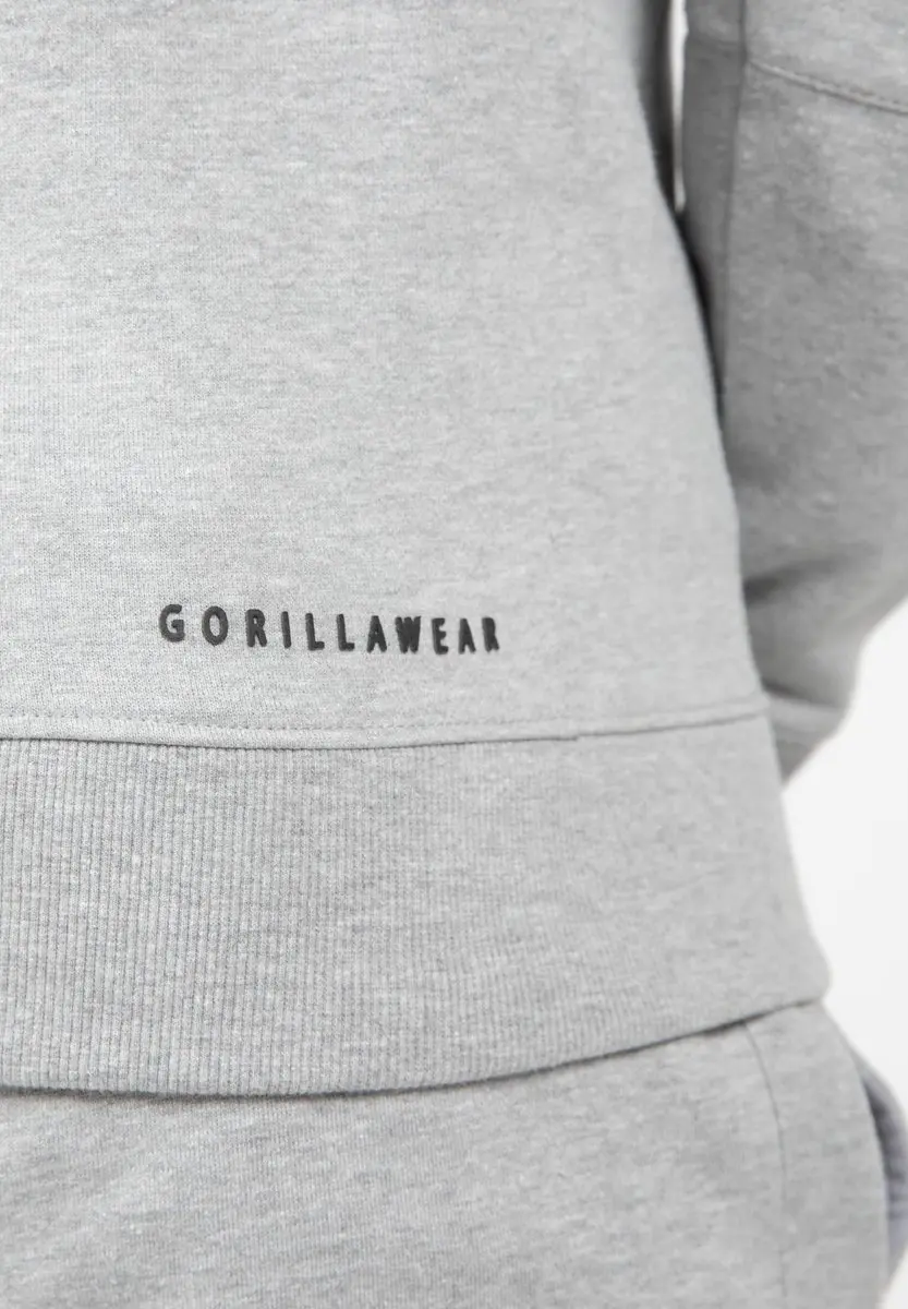 Gorilla Wear Leon Zipped Hoodie - Grijs - S