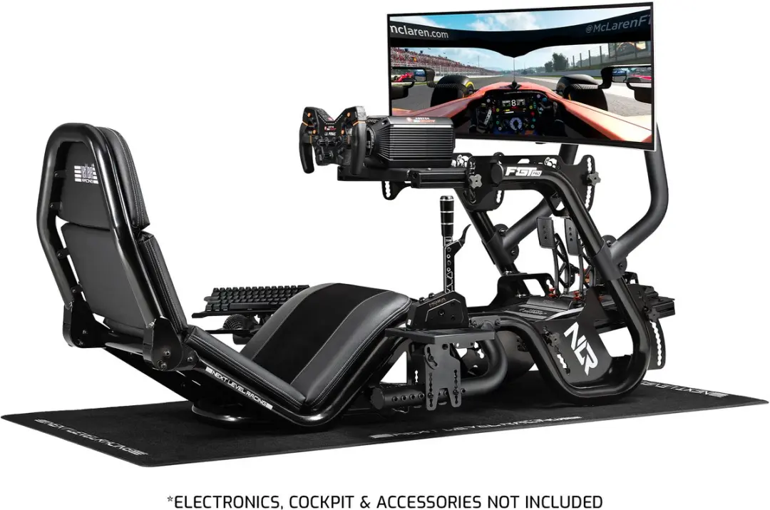 Next Level Racing F-GT Pro NLR-R006 Toetsenbord- en Muishouder - 125° Draaibaar - Zwart