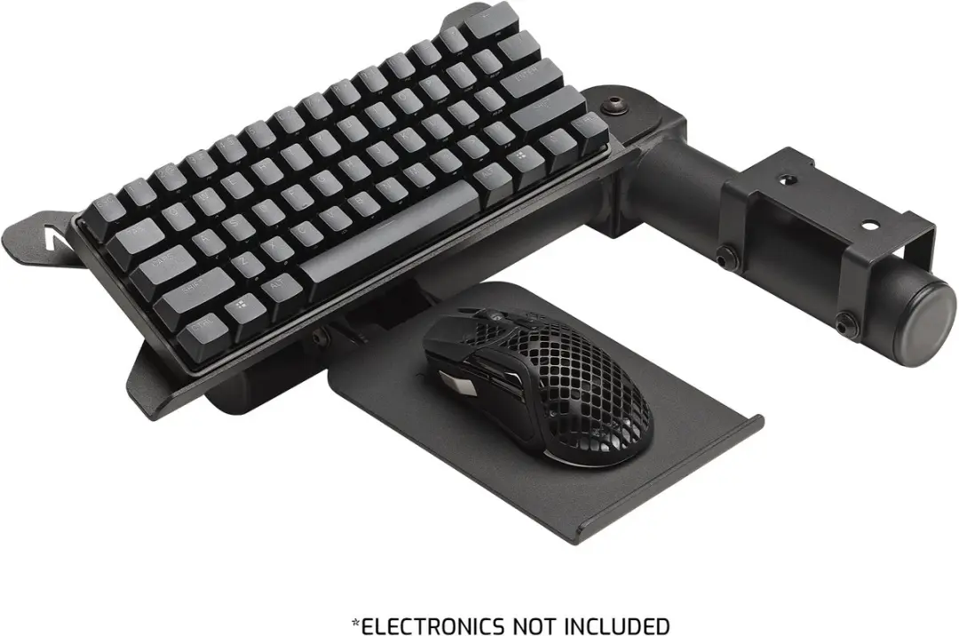 Next Level Racing F-GT Pro NLR-R006 Toetsenbord- en Muishouder - 125° Draaibaar - Zwart