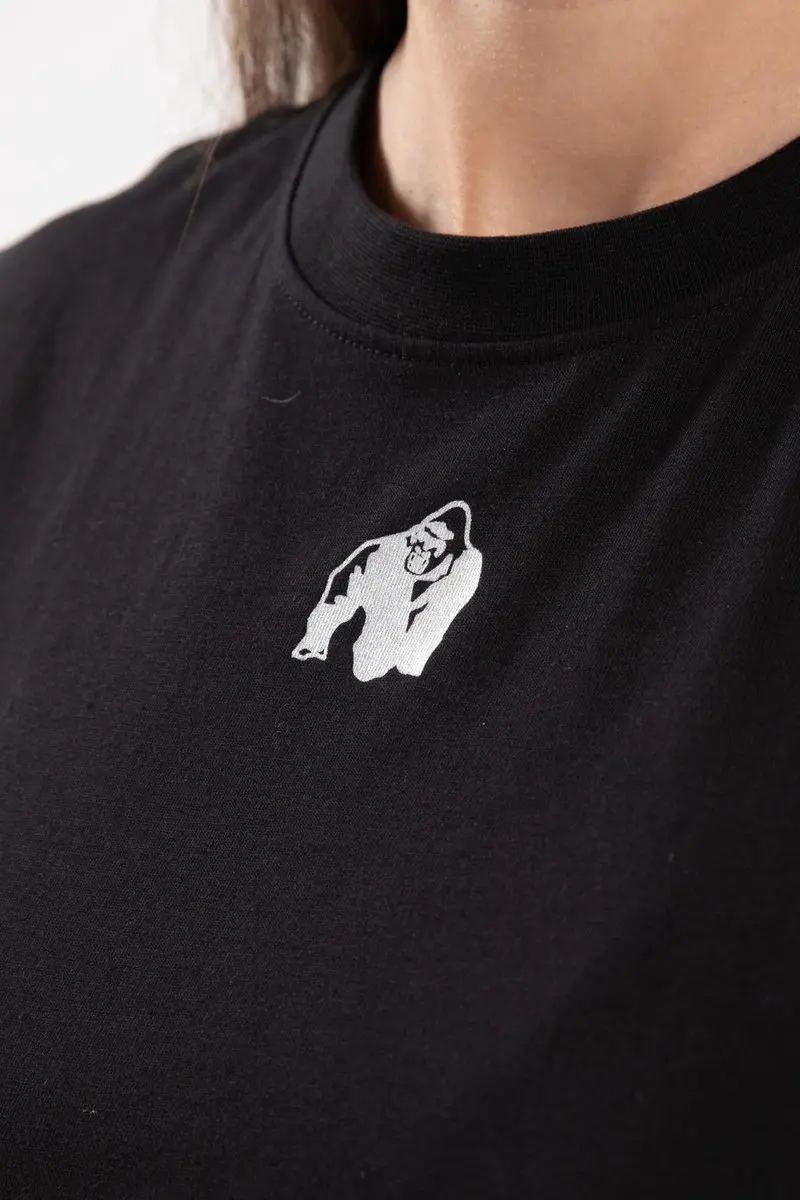 Gorilla Wear Albion Oversized Crop Top XS - Zwart