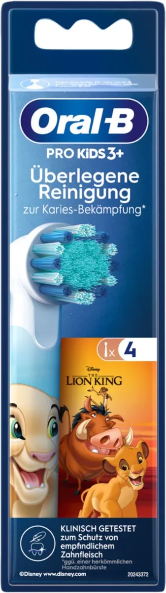 Oral-B Pro Kids Opzetborstels Lion King - 4 Stuks