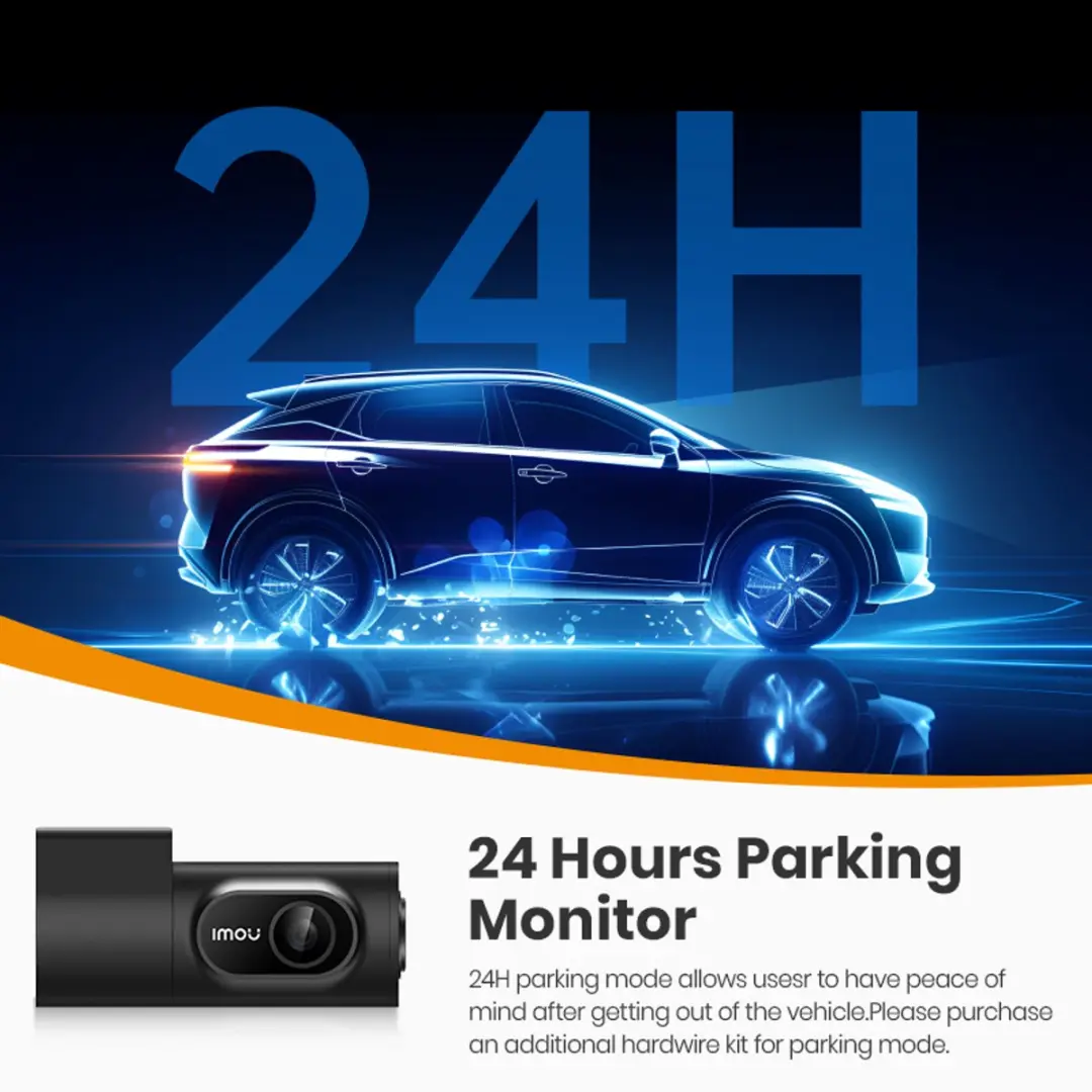 Imou T800 Dashcam 4K - 136° Groothoek - Zwart
