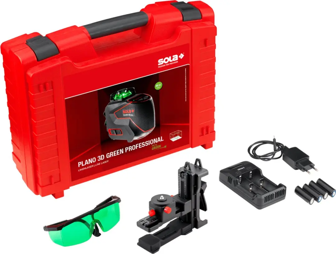 Sola Plano 3D Green Professional 360° Kruislijnlaser 71017201 - afbeelding 6 van 6