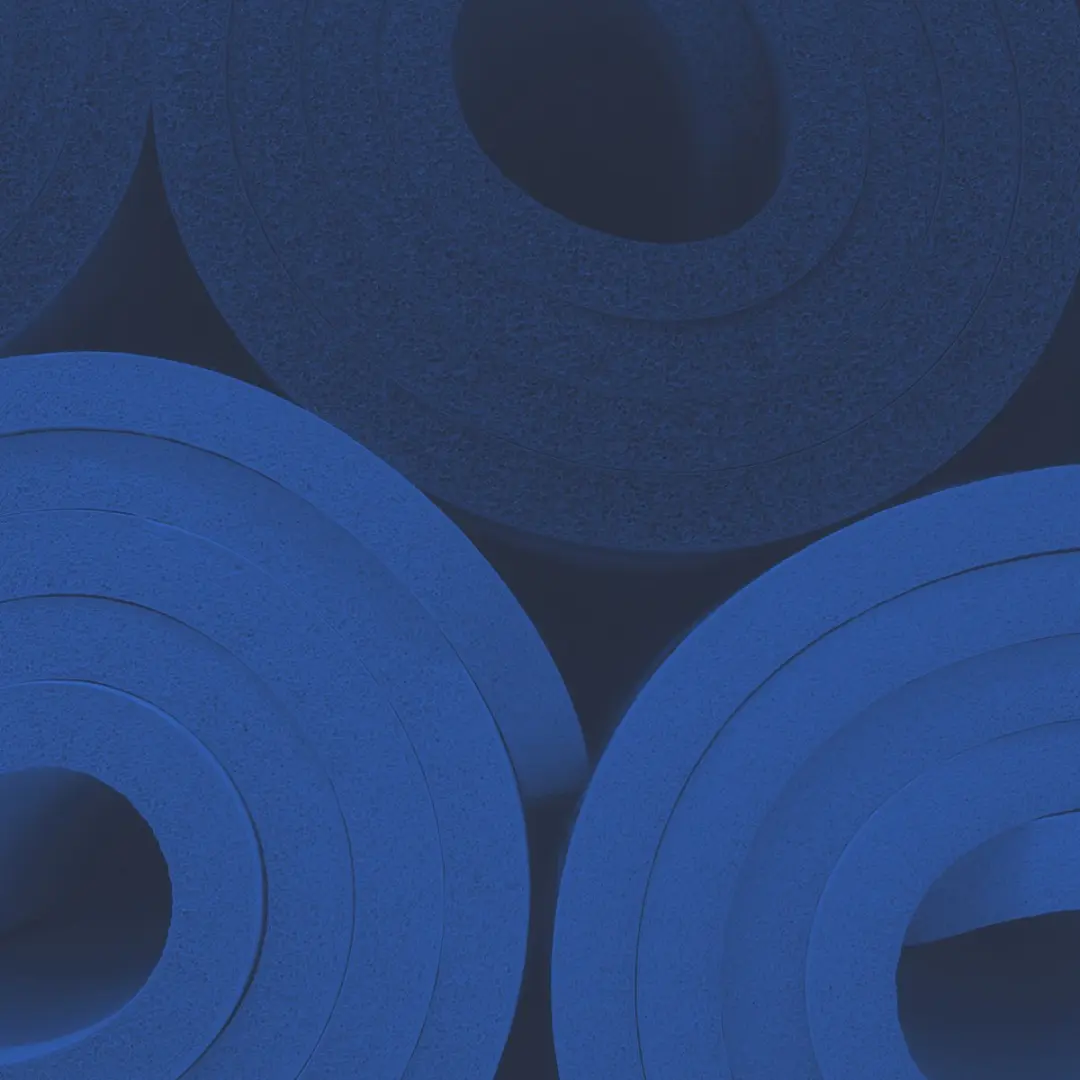 Toorx Fitnessmat PRO 172x61cm Blauw - Antislip met Ophangoog