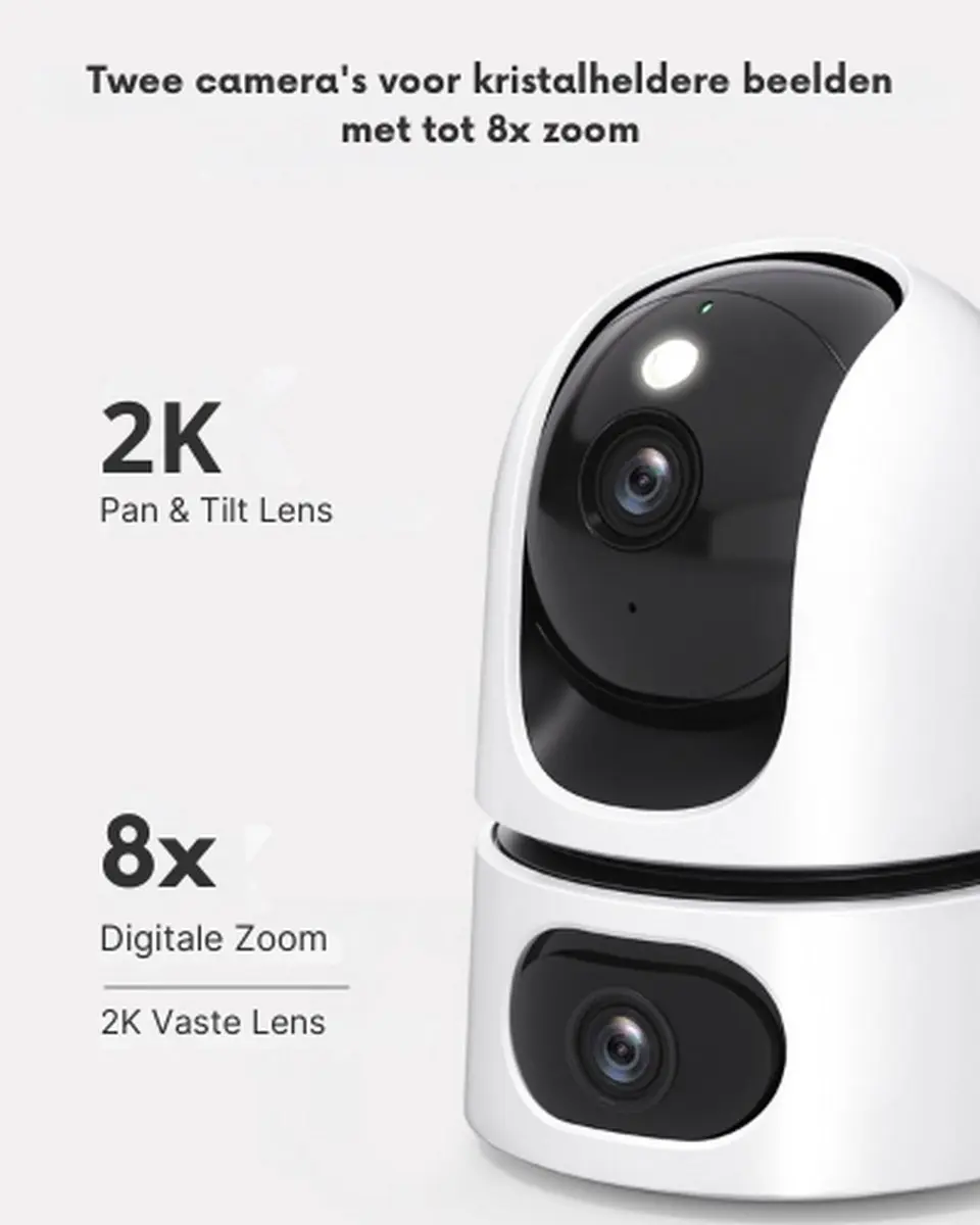 Imou IPC-S2XP-6M0WED Hondencamera - 2K - Zwart/Wit