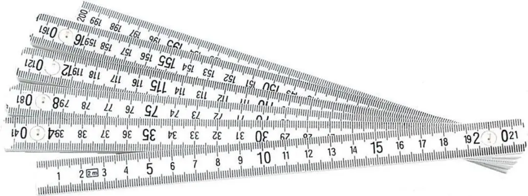 Brüder Mannesmann 810-PVC Duimstok 2m