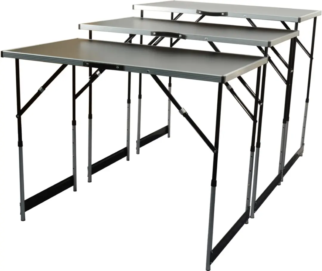 Brüder Mannesmann 3-delige Klaptafelset Aluminium