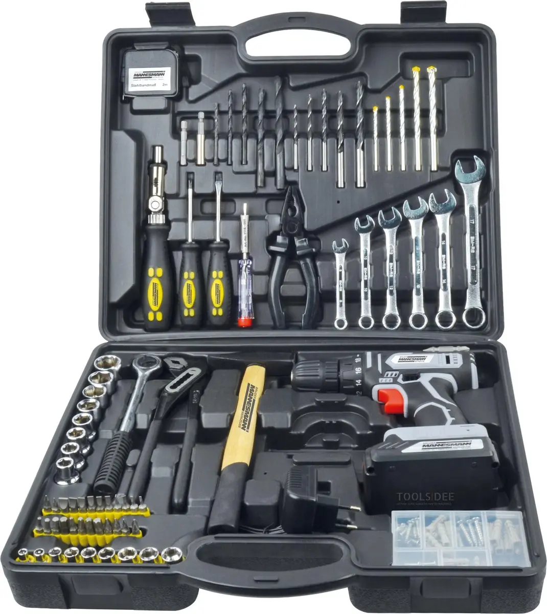 Brüder Mannesmann M-17578 Accuboormachine 20V 1.3Ah - 75-delig