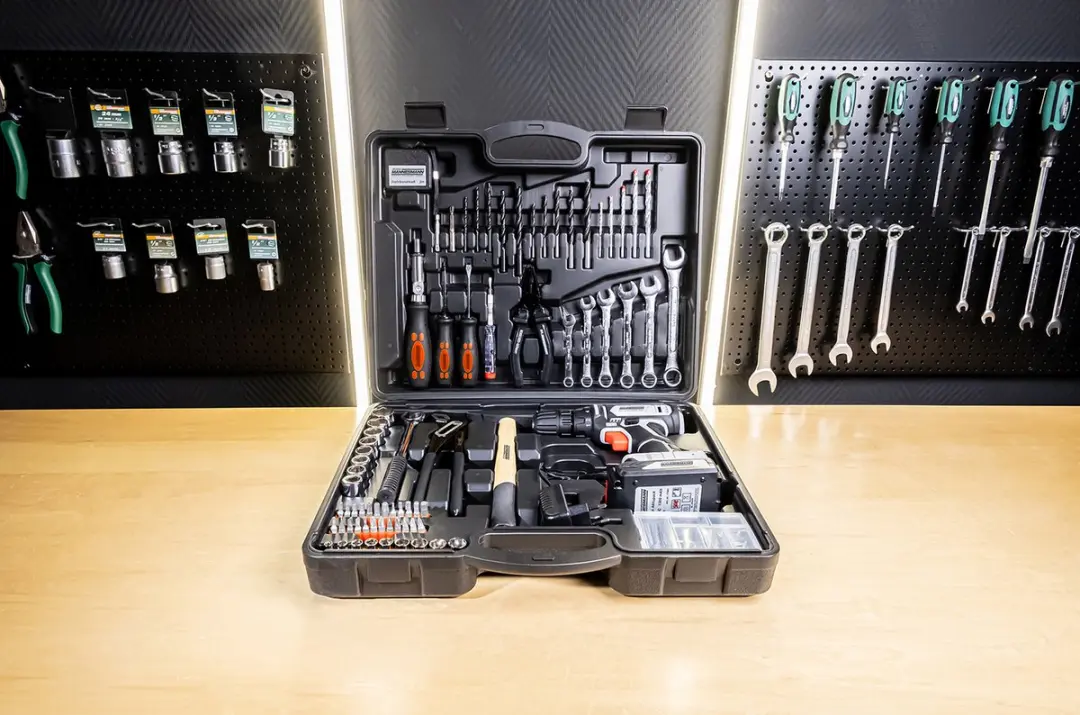 Brüder Mannesmann M-17578 Accuboormachine 20V 1.3Ah - 75-delig - afbeelding 6 van 6