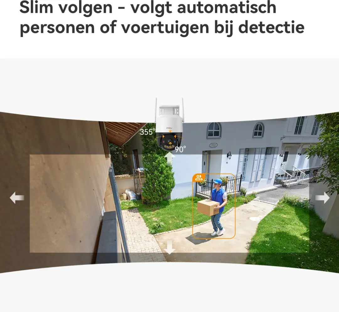 Imou Cruiser SC 4K IPC-K7FP-8V0N-imou Beveiligingscamera - 4K - 360° Pan & Tilt - Wit