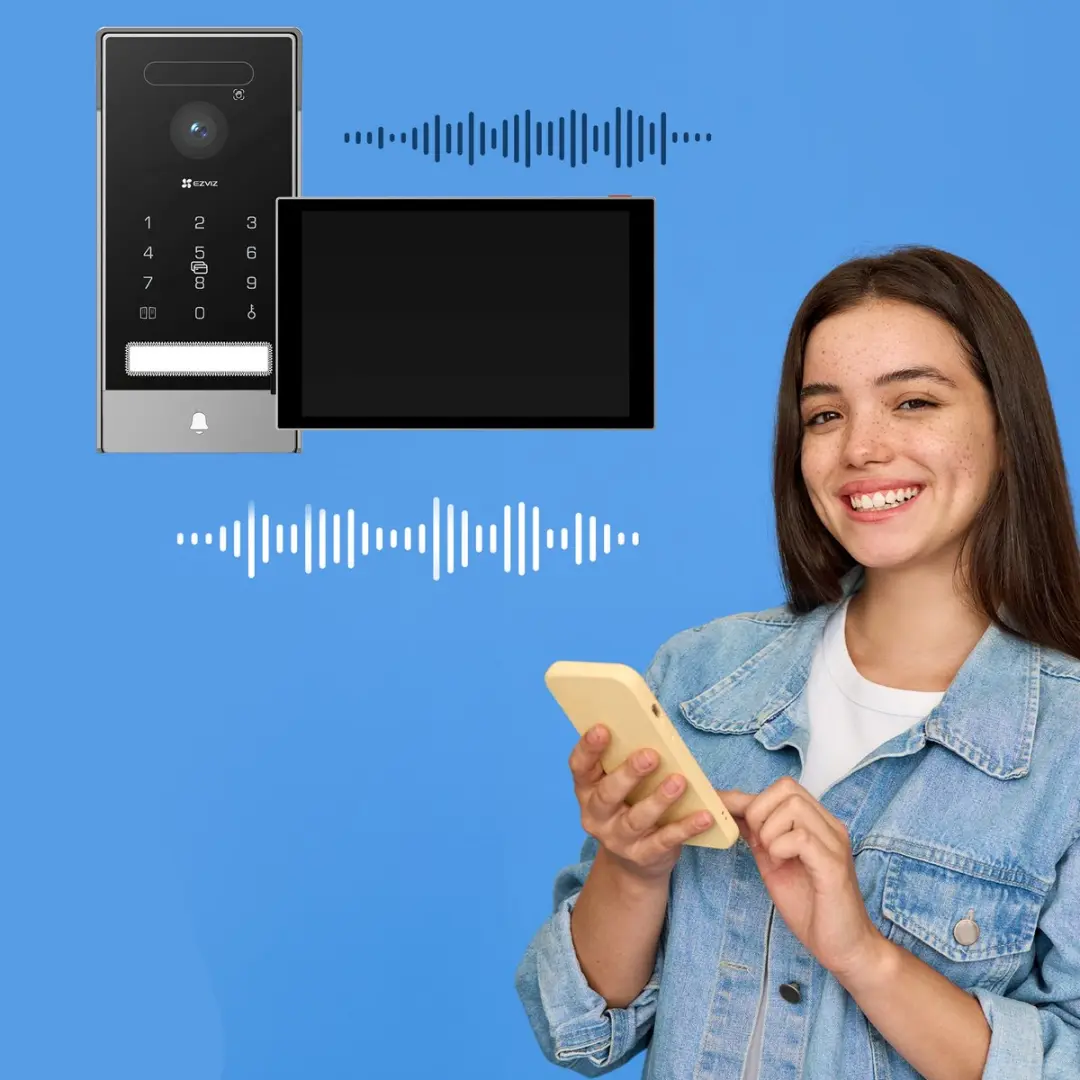 EZVIZ HP7 Pro Video Intercom - 158° - Zwart