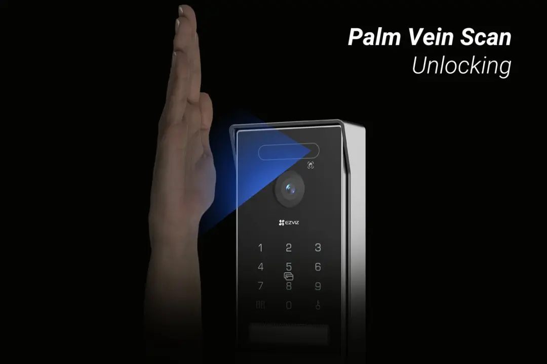 EZVIZ HP7 Pro Video Intercom - 158° - Zwart