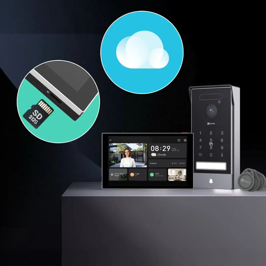EZVIZ HP7 Pro Video Intercom - 158° - Zwart