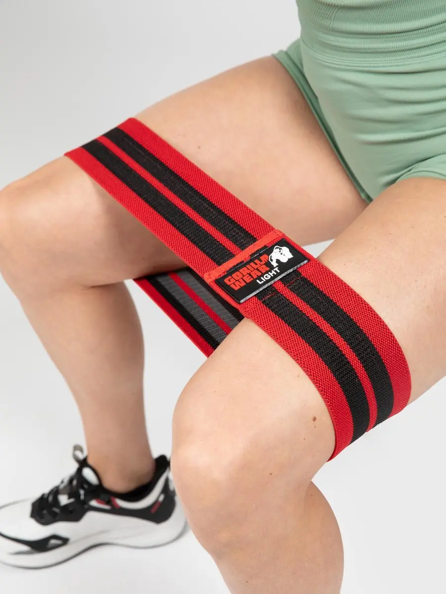 Gorilla Wear Glute Bands Set 3 Stuks - Zwart/Rood/Grijs